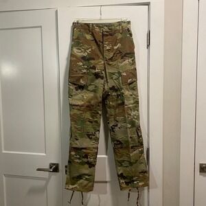 Military Cargo Pants Camo MultiCam Small Long Waist 27-31 Inseam 32-35 In